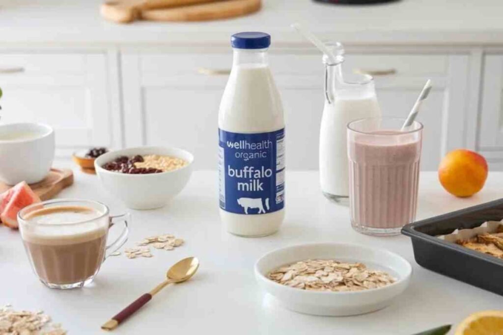WellHealthOrganic Buffalo Milk Tag